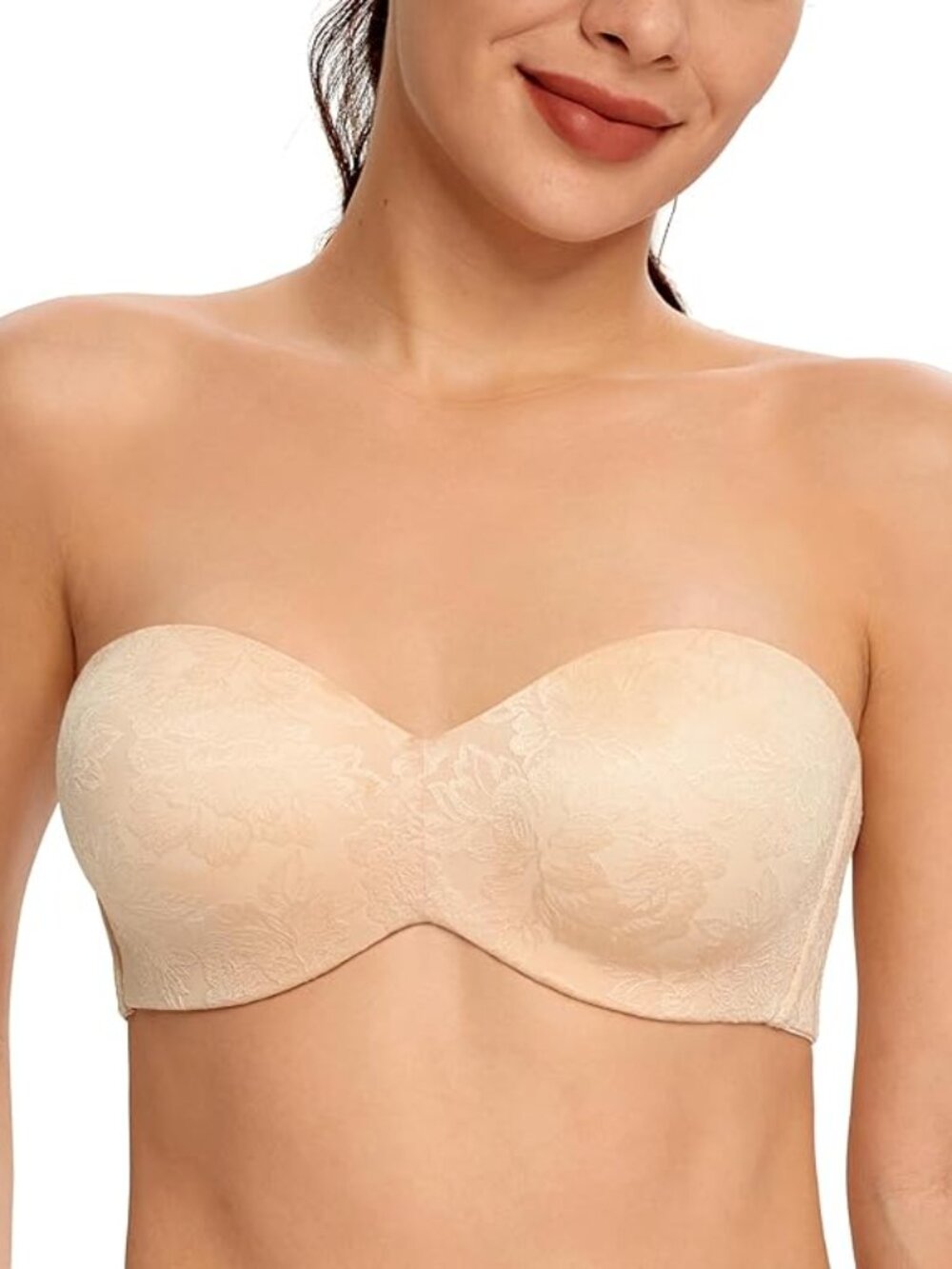 NWT Anti-Slip Minimizer Strapless Bra
